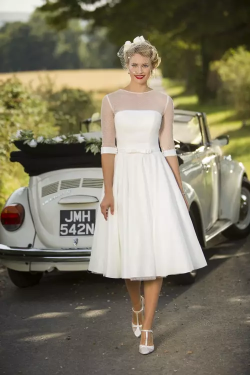 50's style short wedding deals dresses